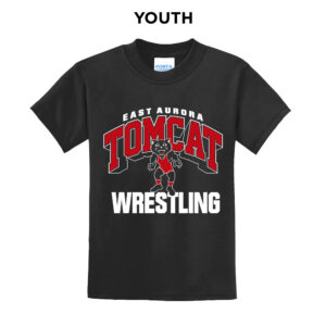 EA Wrestling Youth Short Sleeve Tee-Black