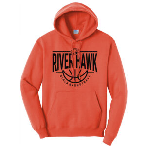 EV Girls BB Unisex Fleece Hooded Sweatshirt-Orange