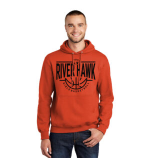 EV Girls BB Tall Fleece Hooded Sweatshirt-Orange