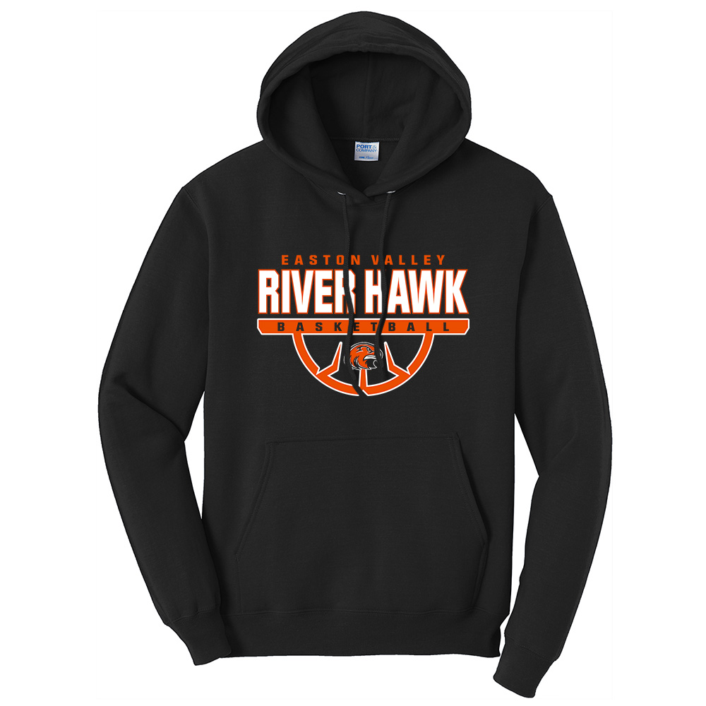EV Girls BB Unisex Fleece Hooded Sweatshirt-Black