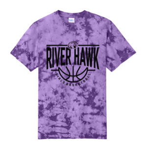 EV Girls BB Unisex Crystal Tie-Dye Tee-Purple