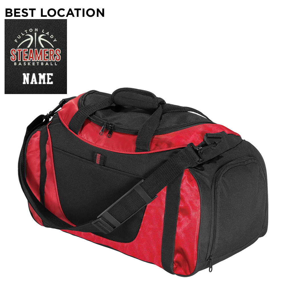 Fulton Girls BB Port Authority Small Duffel-Red