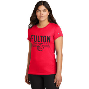 Fulton Girls BB Nike Women’s Swoosh Sleeve rLegend Tee-University Red