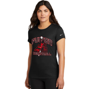 Fulton Girls BB Nike Women’s Swoosh Sleeve rLegend Tee-Black