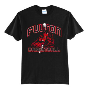 Fulton Girls BB Unisex Short Sleeve Tee-Black