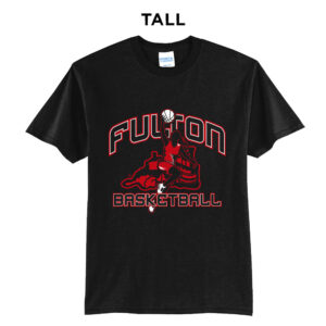 Fulton Girls BB Tall Short Sleeve Tee-Black