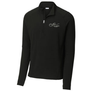 FM Dance Sport-Tek Men Sport-Wick Flex Fleece 1/4-Zip-Black