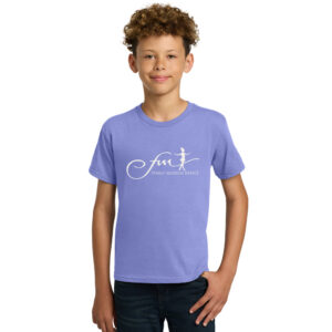 FM Dance Youth Cotton Short Sleeve Tee-Violet