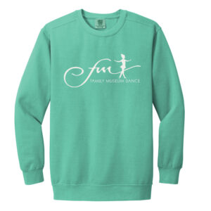 FM Dance Unisex Comfort Colors Garment-Dyed Fleece Crew-Chalky Mint
