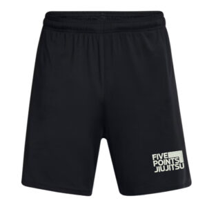 Five Point Jiu Jitsu Under Armour Men’s UA Tech Vent 7″ pocketed  Shorts-Black (M-3x)