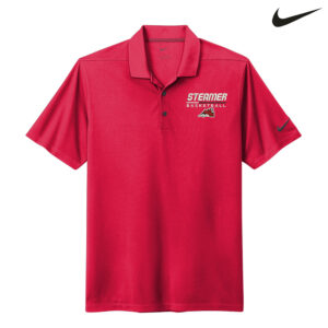 Steamer Boys Basketball Nike Dri-FIT Micro Pique 2.0 Polo  Men-University Red