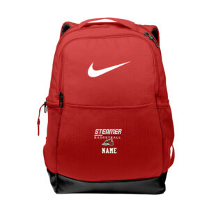 Steamer Boys Basketball Nike Brasilia Medium Backpack-Unversity Red