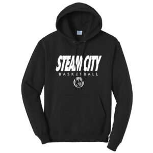 Steamer Boys Basketball Unisex Fleece Hooded Sweatshirt-Black