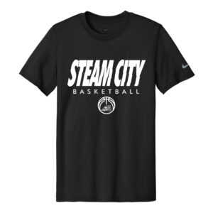 Steamer Boys Basketball Nike Swoosh Sleeve rLegend Tee Men-Black