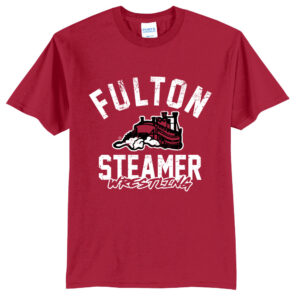 Fulton Wrestling Unisex Short Sleeve Tee- Red