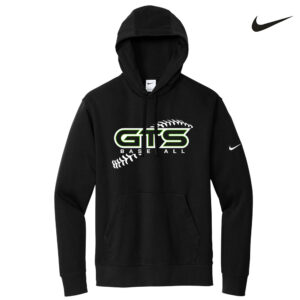 GTS Nike Club Fleece Sleeve Swoosh Pullover Hoodie Men-Black