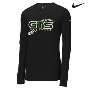 GTS Nike Dri-FIT Cotton/Poly Long Sleeve Tee Men-Black