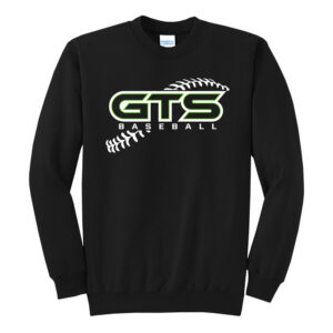 GTS Unisex Fleece Crewneck Sweatshirt- Black
