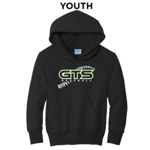 GTS Youth Fleece Hooded Sweatshirt-Black