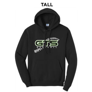 GTS Tall Fleece Hooded Sweatshirt-Black