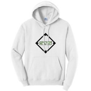 GTS Unisex Fleece Hooded Sweatshirt-White