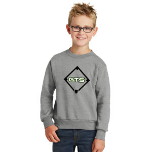 GTS Youth Fleece Crewneck Sweatshirt-Athletic Heather