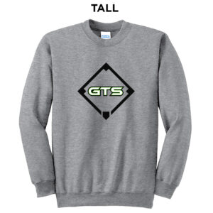 GTS Tall Fleece Crewneck Sweatshirt-Athletic heather