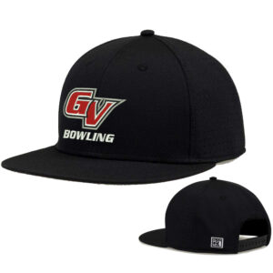 GV Bowling The Game Perforated GameChanger Snapback Cap-Black