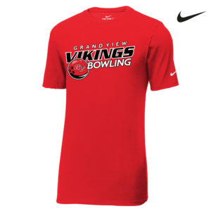 GV Bowling Men Nike Dri-FIT Cotton/Poly Tee-University Red