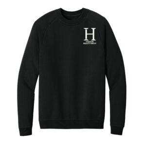 Horizon Realty Group District Cloud Fleece Crew Unisex-Black