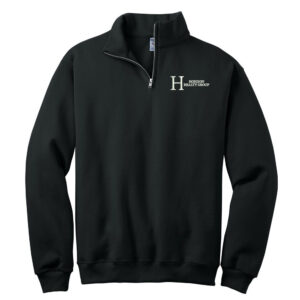Horizon Realty Group JERZEES Unisex Nublend Cadet Collar Sweatshirt-Black