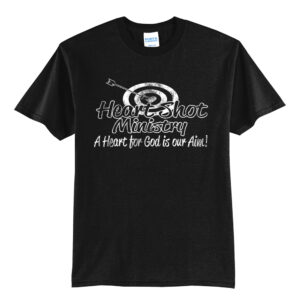 Heart Shot Ministry Unisex Short Sleeve Tee-Black