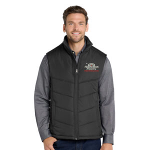 Heart Shot Ministry Port Authority Puffy Vest jacket-Black