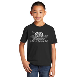Heart Shot Ministry Youth Cotton Fan Favorite Short Sleeve Tee-Black