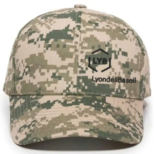 LYB Clinton Digital Camo pro-twill adjustable cap-Tan