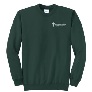 MA of Maq Employee Unisex Fleece Crewneck Sweatshirt-Dark Green
