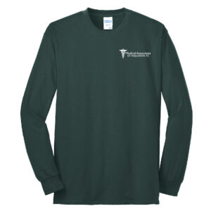 MA of Maq Employee Unisex Cotton Long Sleeve Tee-Dark Green