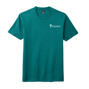 MA of Maq Employee Unisex Premium Short Sleeve Tee-Heathered Teal