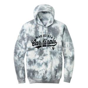 Maq NHS Port and Company Crystal Tie-Dye Pullover Hoodie Unisex-Grey