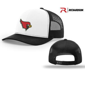 Maq NHS Richardson Pro Crown Mesh Back Adjustable back cap alternate-White/Black