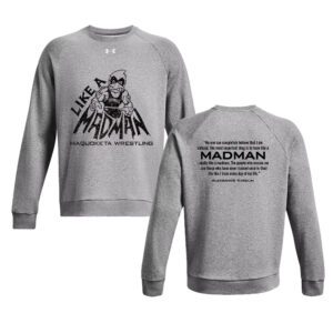 Maquoketa Wrestling Under Armour UA Rival Fleece Crewneck Sweatshirt-Castlerock
