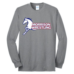 Morrison Wrestling Unisex Cotton Long Sleeve Tee-Athletic Heather