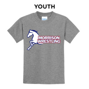 Morrison Wrestling Youth Short Sleeve Tee-Athletic Heather