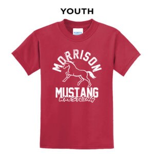 Morrison Wrestling Youth Short Sleeve Tee-Red