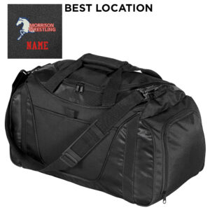 Morrison Wrestling Port Authority Small Two-Tone Duffel-Black/Black