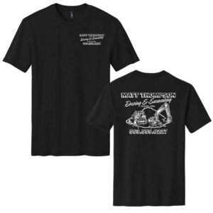 Thompson Dozing Excavating Unisex Perfect Blend Crew Tee-Black