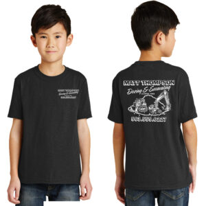 Thompson Dozing Excavating Youth Short Sleeve Tee-Black