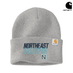 NE Boys Basketball Carhartt Acrylic Watch Cap 2.0 beanie stocking cap with cuff-Heather Grey