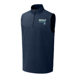 NE Boys Basketball Sport-Tek Men Repeat 1/2-Zip Vest-Navy