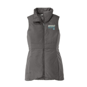 NE Boys Basketball Port Authority Ladies Collective Insulated Vest-Graphite